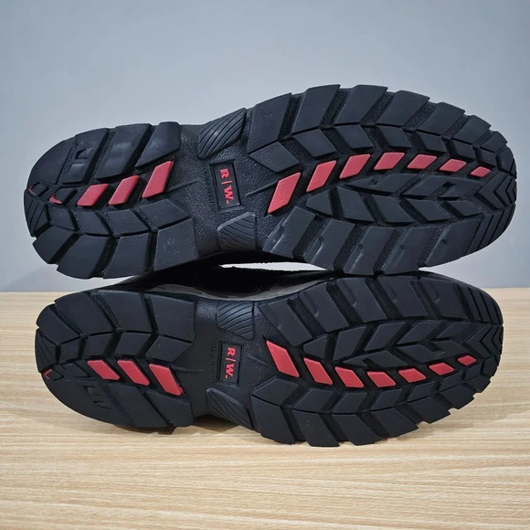 Red Wing Boot 2205 6 Inch Mens Shoe Mocha Brown Leather Aluminum Toe Size 13 - Picture 12 of 16